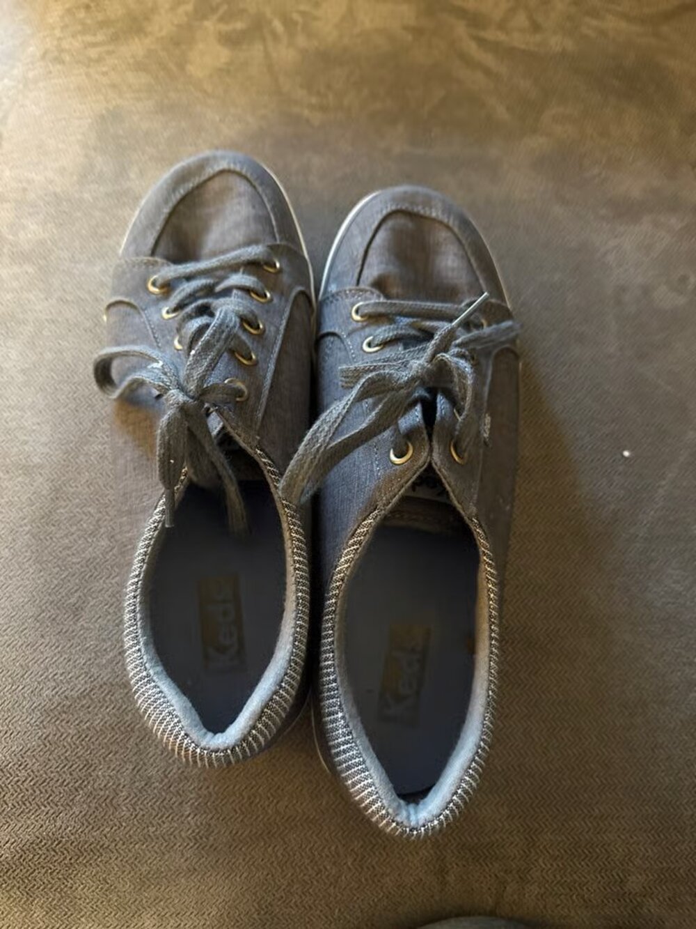 Plaid Pattern Slip-On Canvas Shoes